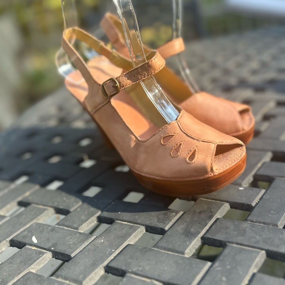 Latigo June Cali Clogs Anthropologie Stylish Slingback Leather Heels for Women - Picture 12 of 14